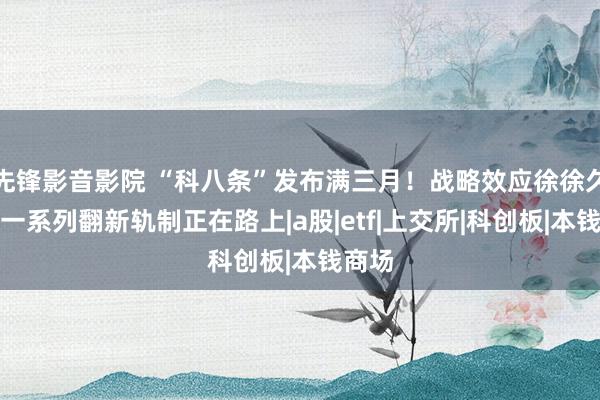 先锋影音影院 “科八条”发布满三月！战略效应徐徐久了，一系列翻新轨制正在路上|a股|etf|上交所|科创板|本钱商场